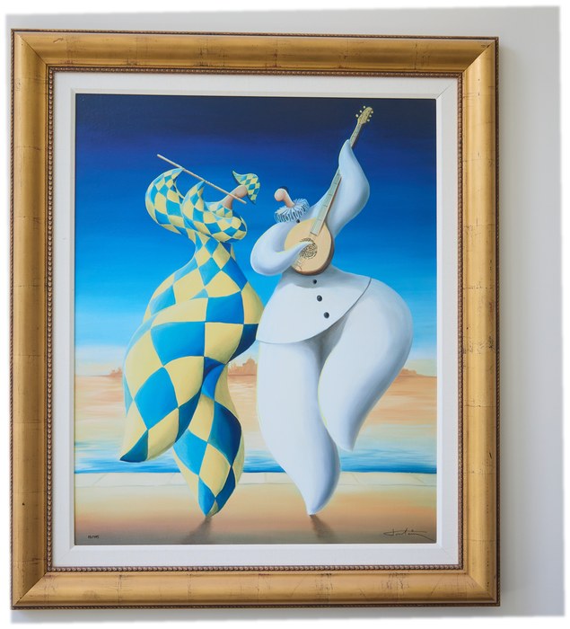 Pierrot and Harlequin